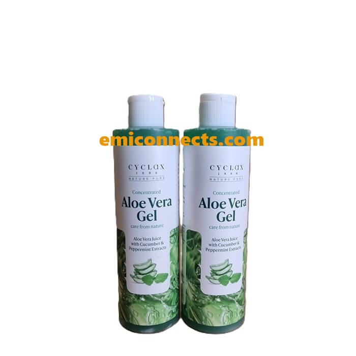 Aloe Vera Gel with Cucumber & Peppermint Extract Care from Nature x 2