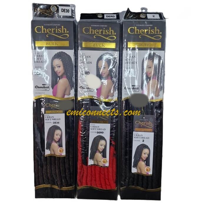 Cherish Synthetic Bulk Crochet Afro Hair Extension braid - URBAN SOFT DREAD