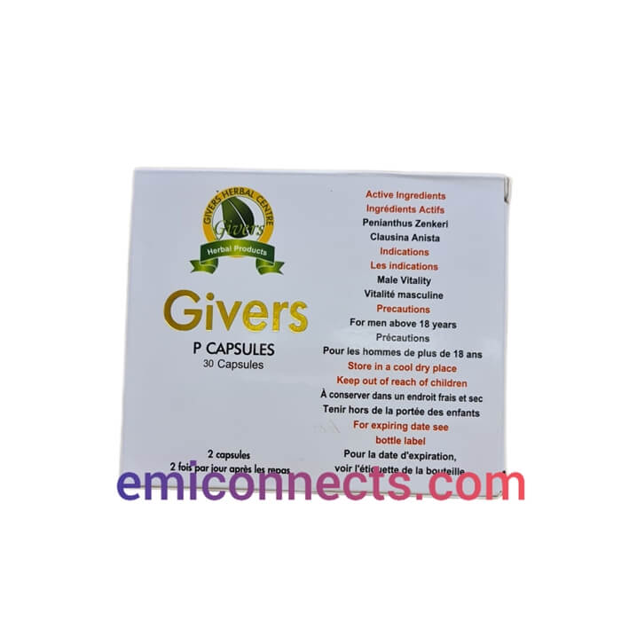 Givers P Capsules - 30 Capsules