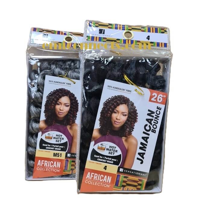 AFRICAN COLLECTION JAMAICAN BOUNCE CROCHET HAIR