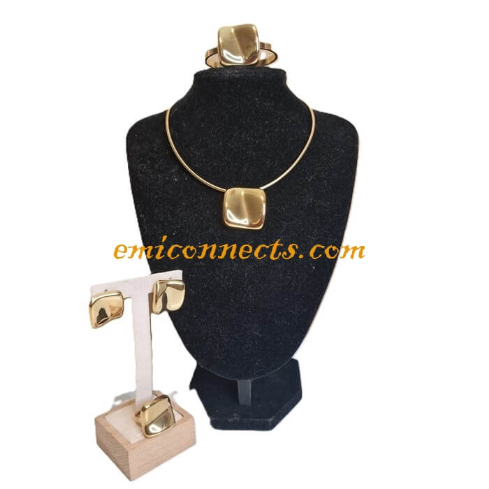 Fashion Trendy Charms Gold Sets