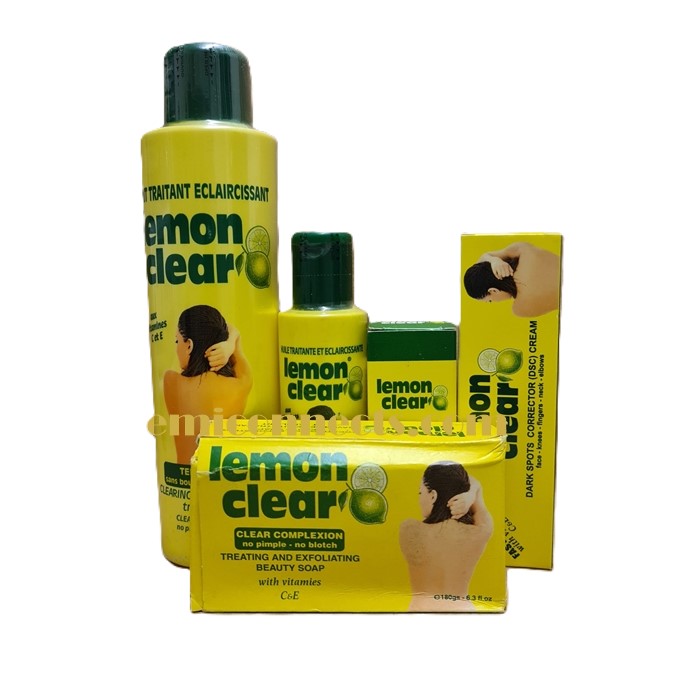LEMON CLEAR SKIN CLEARING BEAUTY PRODUCTS