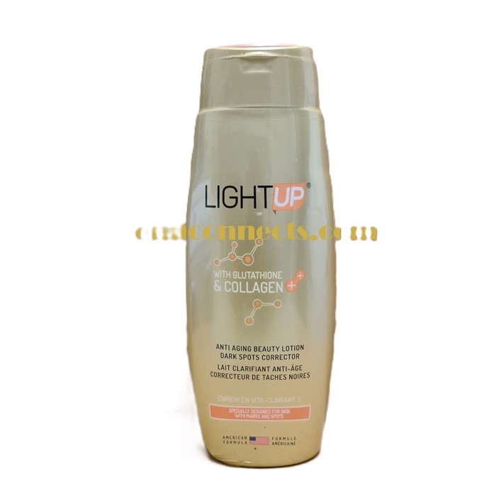 LIGHT UP GLUTATHIONE & COLLAGEN ANTI AGING BEAUTY LOTION - 400ML