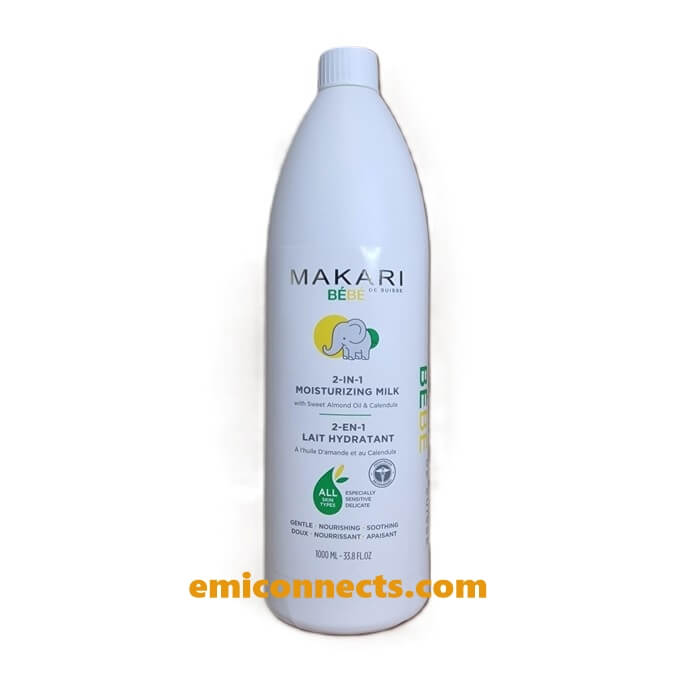 MAKARI Bebe Moisturizing Milk with Sweet Almond Oil & Calendila (1000ml)