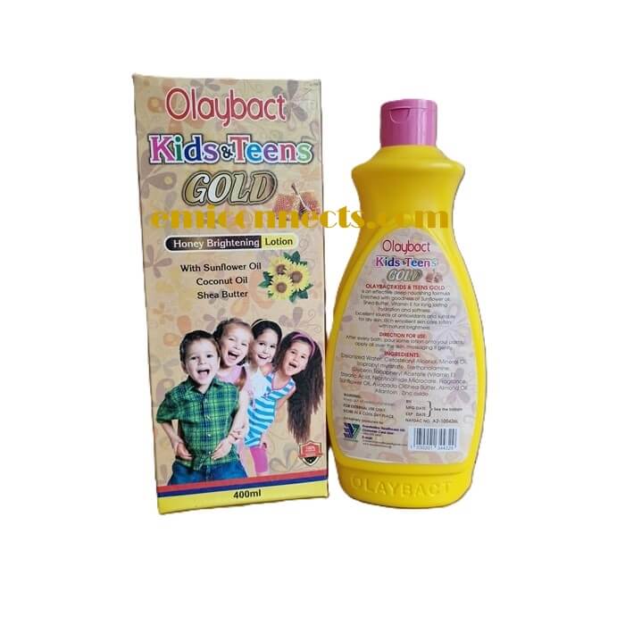 OLAYBACT KIDS & TEENS GOLD LOTION 400ML