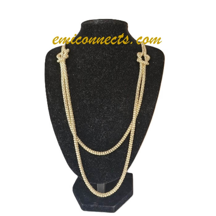 UKEBAY New Gold Rope Fashion Necklace