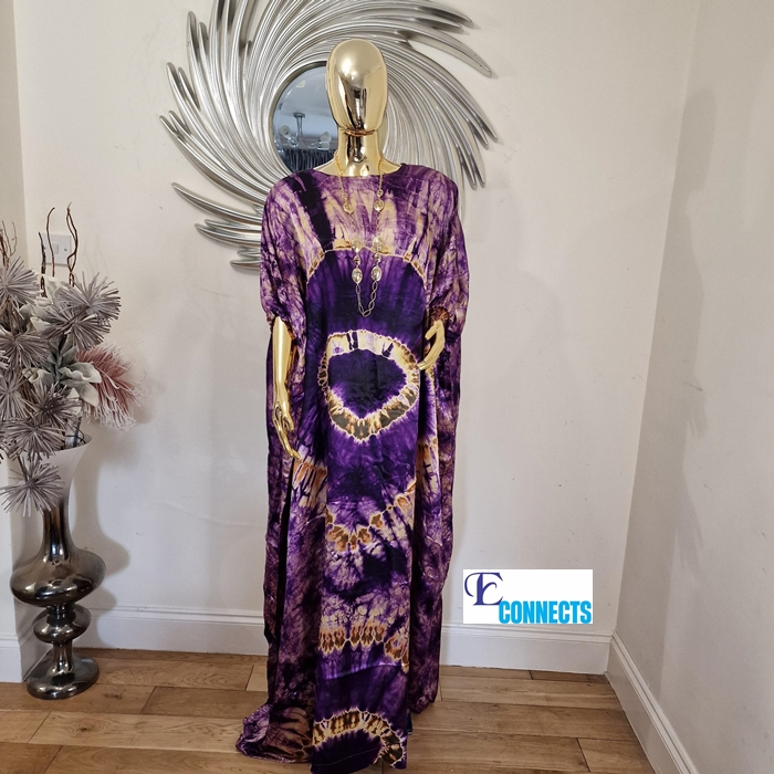 Trendy African Boubou/Bubu Gown in Purple