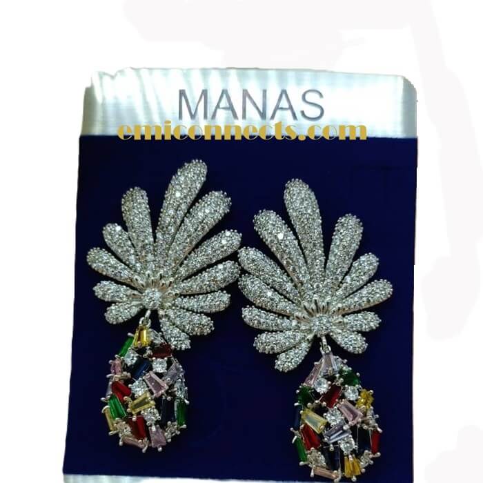 GODKI Luxury Flower Leaf Fashion Earrings