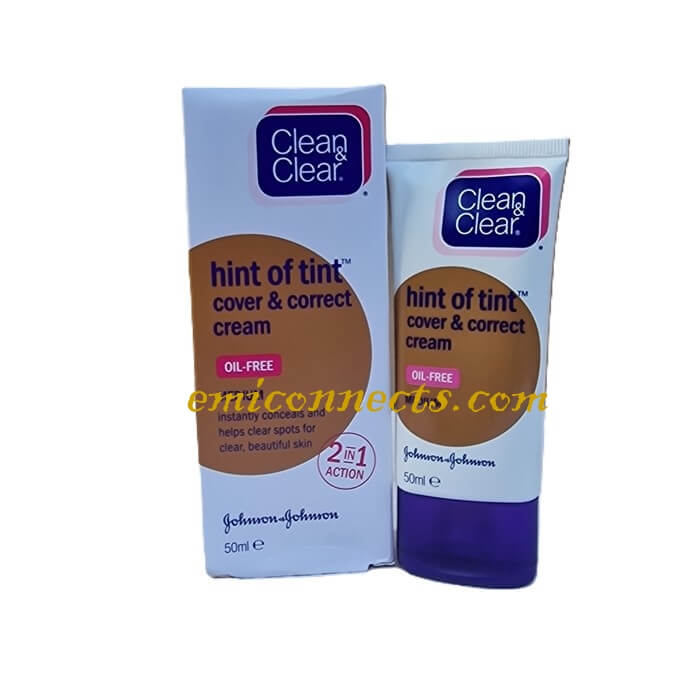 Clean & Clear Hint of Tint Cover & Correct Cream Medium - 50ml